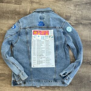 Becky G denim tour jacket